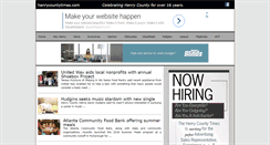 Desktop Screenshot of henrycountytimes.com
